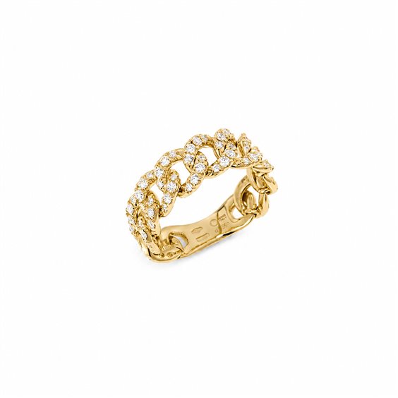 Anillo Crivelli Mujer GROUMETTE in Oro amarillo Diamante 0.50 Ct 234-5566-5 - 234-5566-5